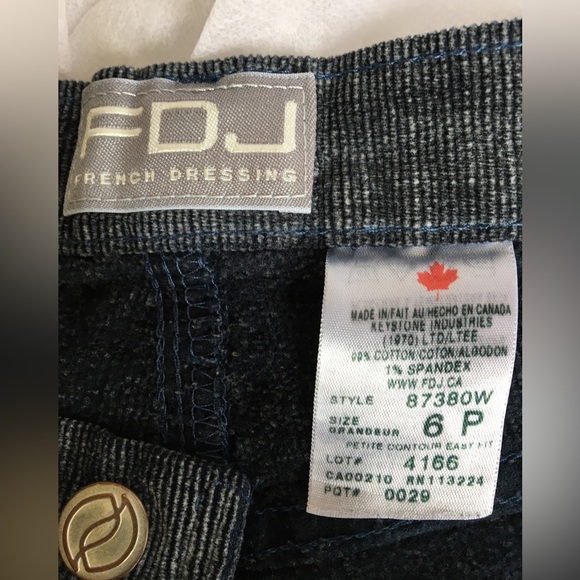 2/$24 Crushed Corduroy Jeans NWOT - Picture 3 of 4